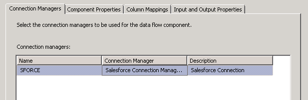 SQL Server SSIS SalesForce