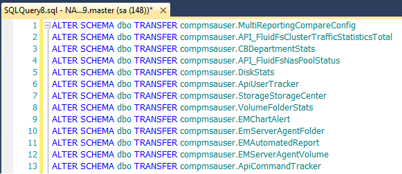 SQL Freelancer SQL Server Schema Changes