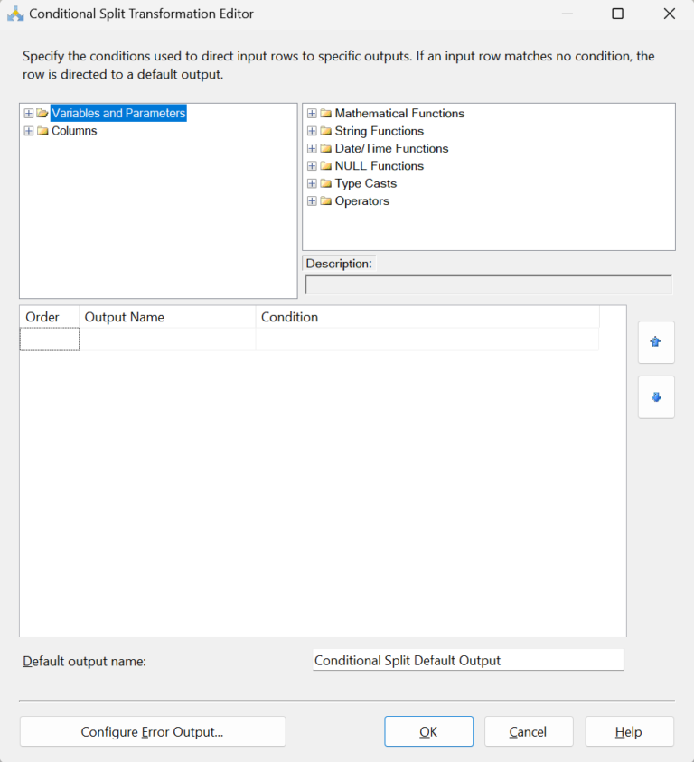 SSIS Series: How to use Conditional Split | SQL Freelancer Blog